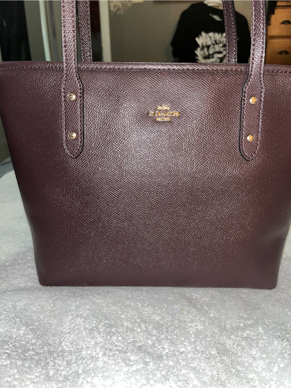 Coach Mini City Zip Top Tote